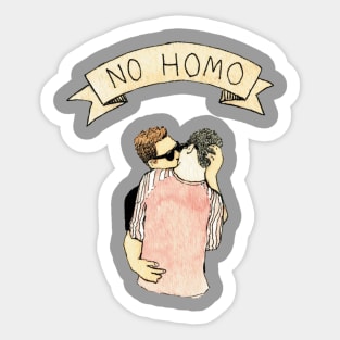 No Homo Sticker